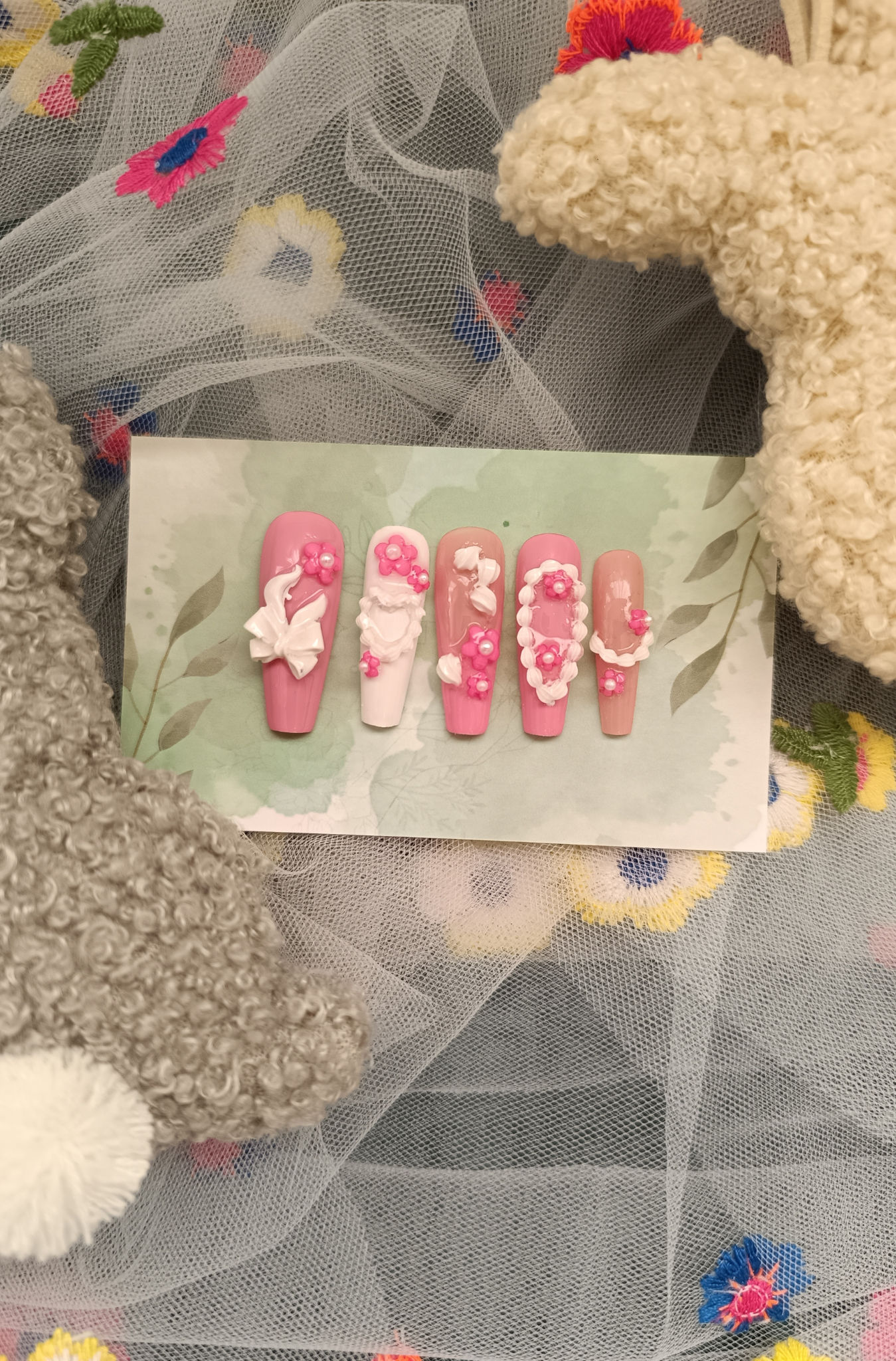 Press on Nail - Easter Pink