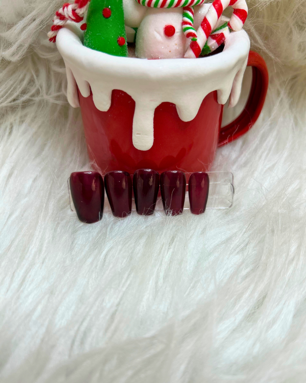 Press on Nail - Red Christmas