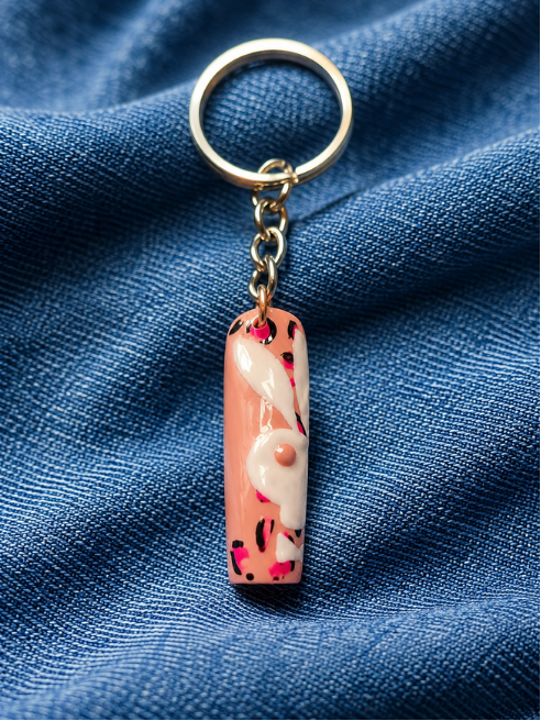 Porte Clé Ongle Personnalisé