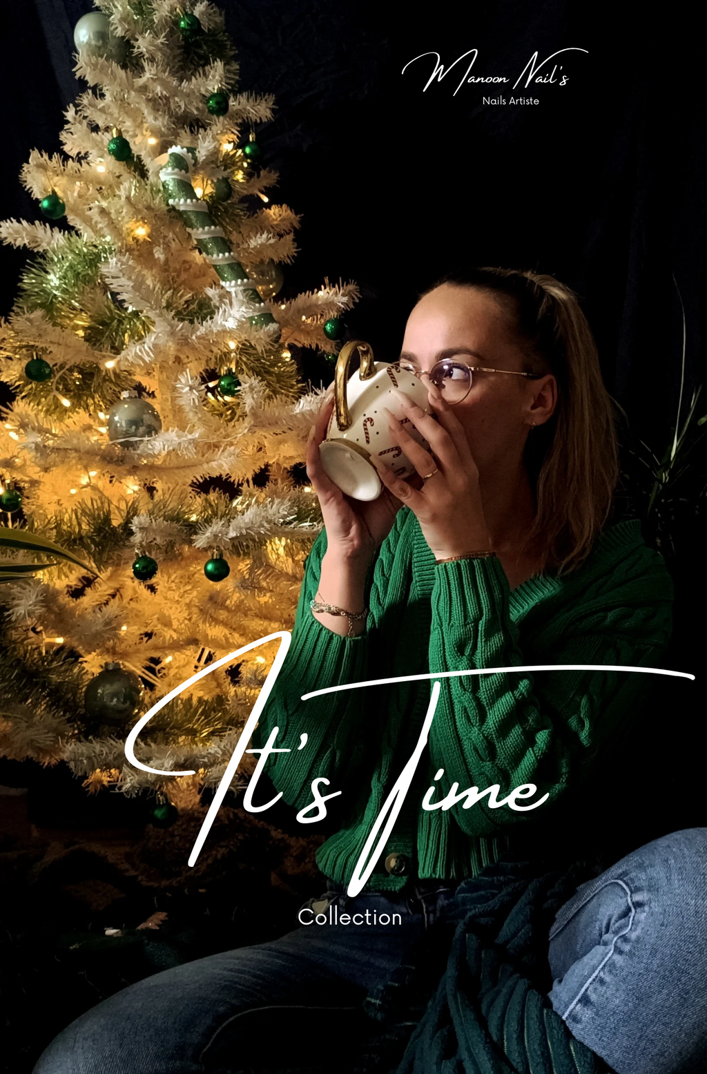 Press on Nail - Red Christmas