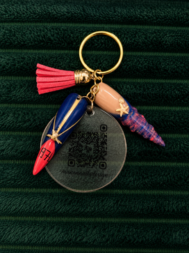 Porte Clé Ongle
